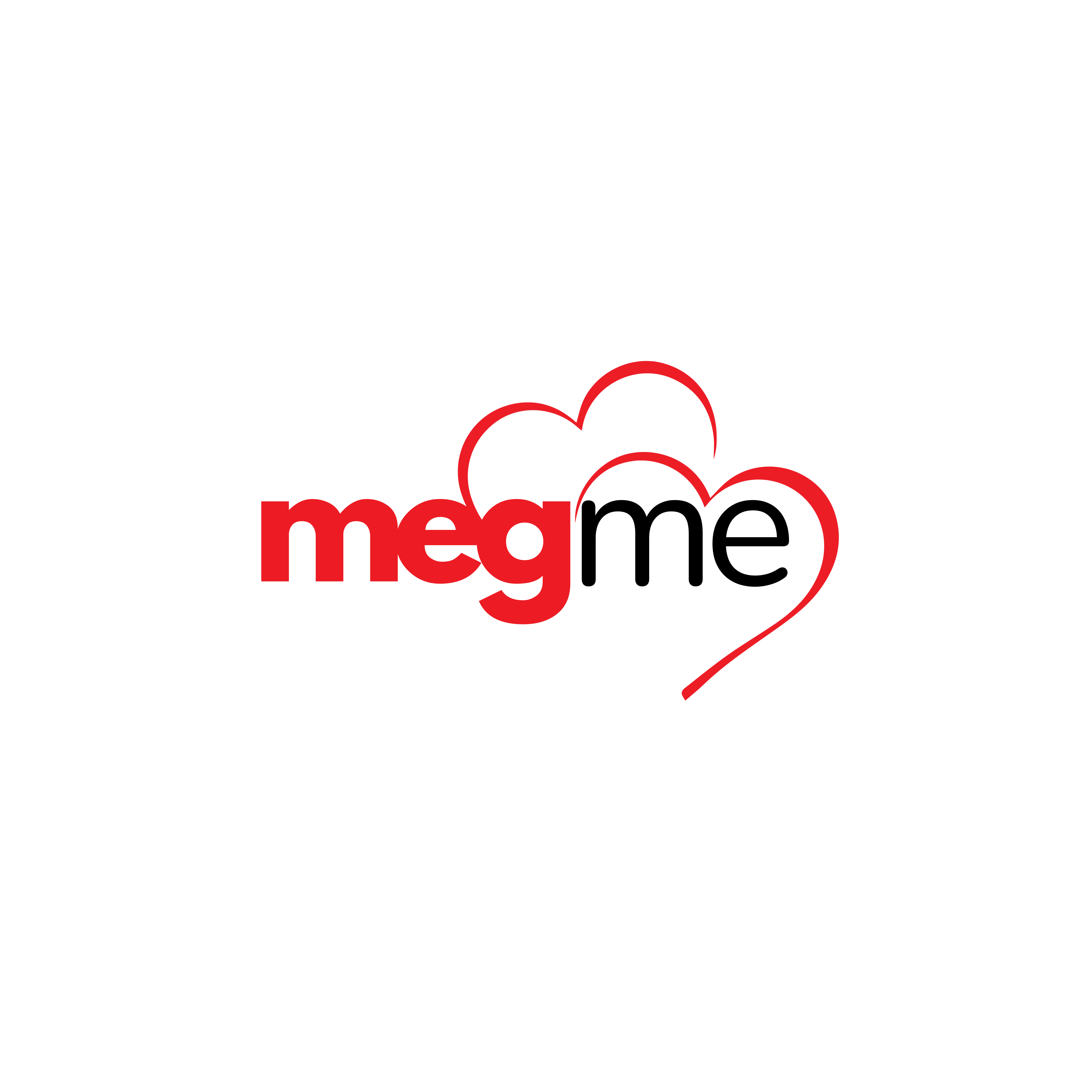 MegMe logo — vibrant red brand mark